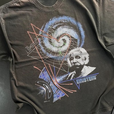 Gravity Bends Light Einstein Promo T-Shirt Black XXL