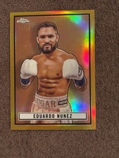 Eduardo Nunez 2024 Topps Chrome Boxing 1951 Ringside Gold Refractor /50