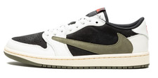 Jordan 1 Retro Low OG SP x Travis Scott 'Medium Olive' DZ4137-106 SIZE 5 WOMEN