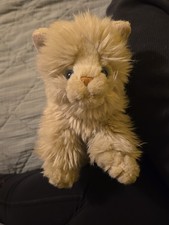 Toys R Us Animal Alley Cat Plush Stuffed Animal 10 Inch Kitten Blue Eyes Persian