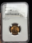 1909 VDB Lincoln Wheat Cent NGC MS 65 RD
