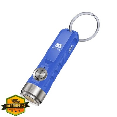 RovyVon Aurora A1 Flashlight Keychain Blue USB C