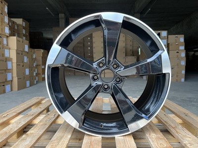 4X R19'' 5X112 Audi Rotor New Style Black Polished 8.5ET40 Wheel: Fits For A4, A6
