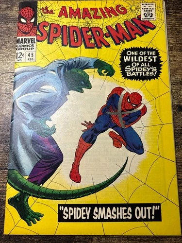 AMAZING SPIDER-MAN #45 1967 LIZARD 9.6 NM+