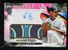 2023 Topps Inception Magenta 36/75 George Kirby #IAP-GK Patch Auto 11o2