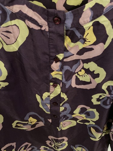 Ronit Zilkha Pure Silk Tunic Top AMAZING COLOURS &STYLE LONG SLEEVES UK 10 - Picture 8 of 14