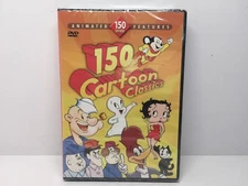 150 CARTOON CLASSICS 4 Disc DVD Set Great For Kids Brand New Free Shipping