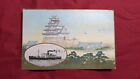 Sale! Postcard Japan Ussuri-Maru Osaka Shosen Ship Art Osaka Castle 1930's