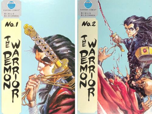 Demon Warrior #1 & #2 (1987) Eastern Comics SET