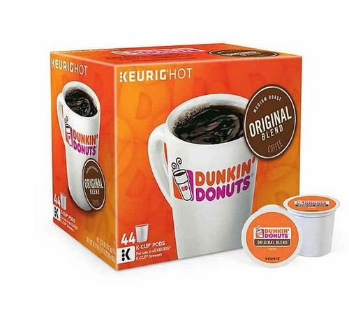 Dunkin' Donuts Original Blend Coffee Keurig K-Cups Value Pack (88-Count) - Picture 2 of 2