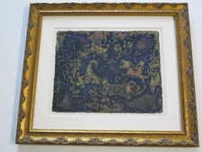 VINTAGE CHINESE MODERNISM ETCHING AQUATINT ABSTRACT EXPRESSIONISM SIGNED LIMITED