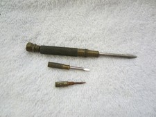 Vintage Screw Driver  3 in one screw driver ******************* item #  J 487