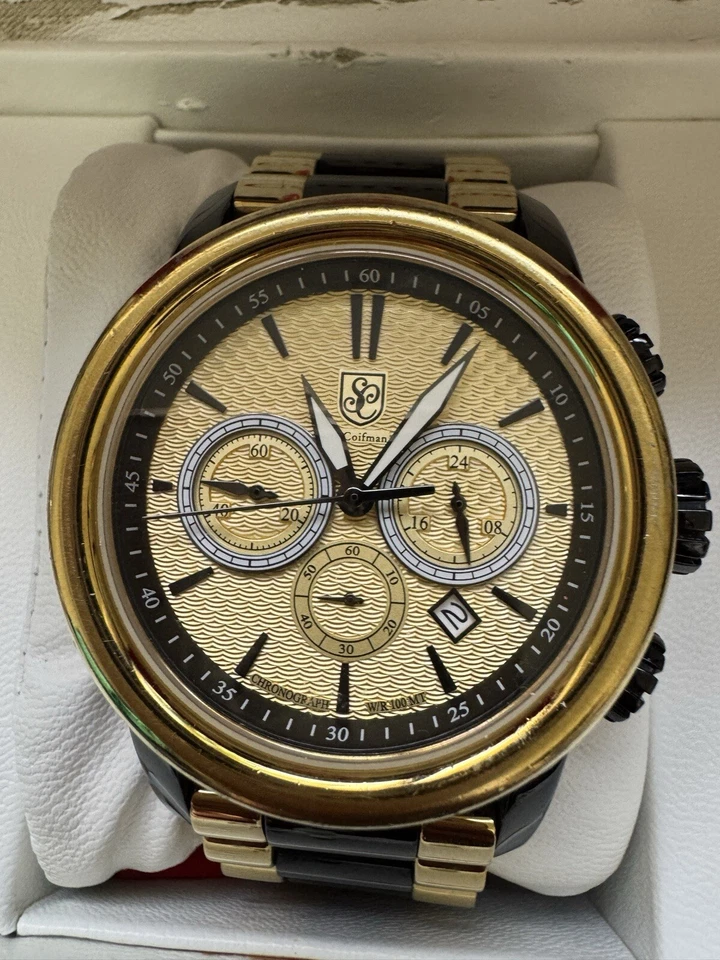 S. Coifman Chronographic Water Resistant Men Watch Model No. SC0418 - Image 4 of 4