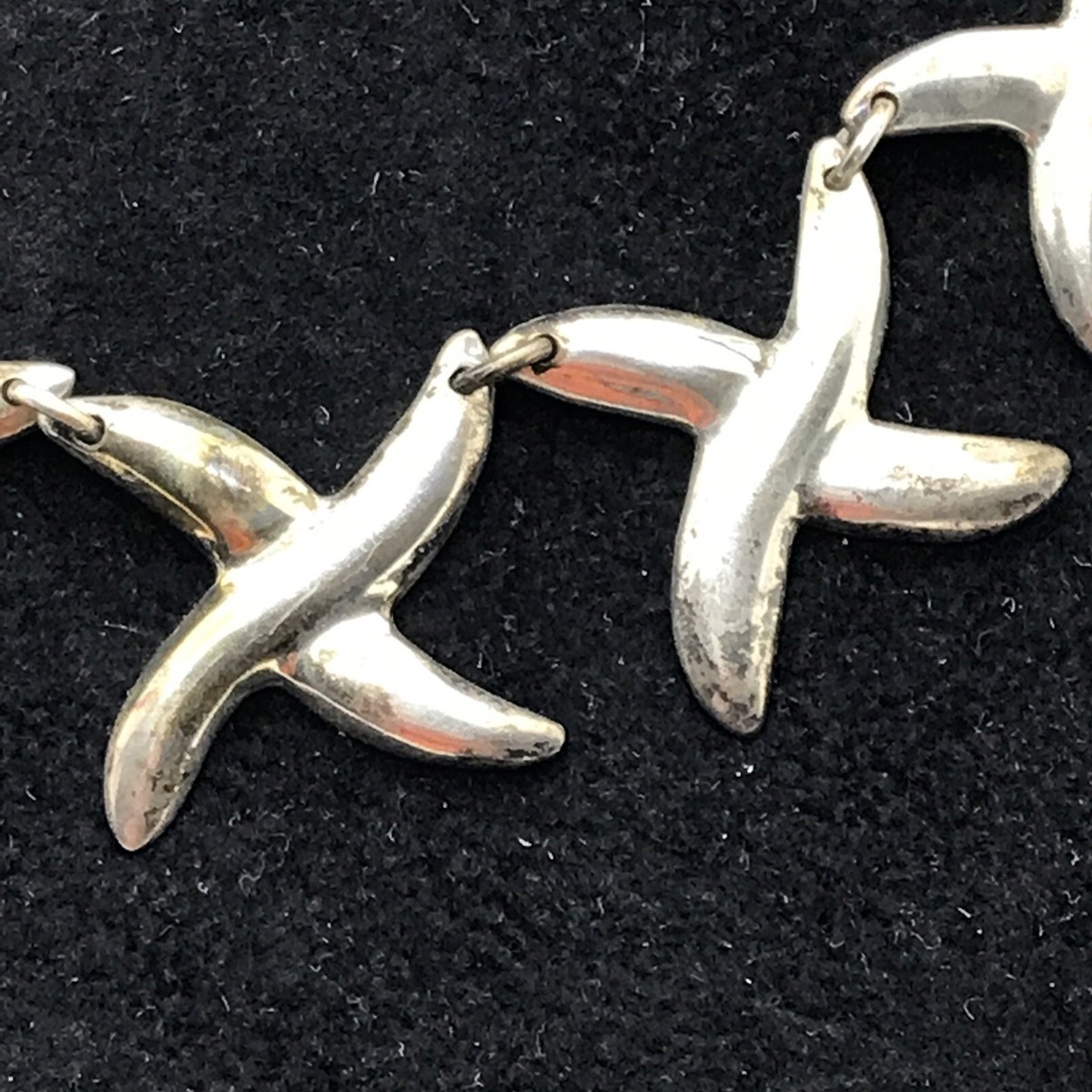 Vintage 925 Sterling Silver TS-01 Mexico X-X Link Statement
