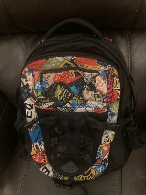 multicolored pattern north face backpack Supreme / The Steep Tech Multicolor Dragon liter Chapter One Day Pack is boldly styled and super THE NORTH FACE Borealis Multi-Color