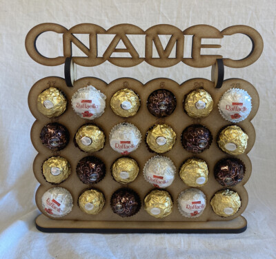 Personalised Christmas Advent Calendar for Ferrero Rocher / Lindor  Chocolates | eBay