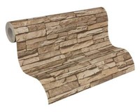 A.S. CréAtion Tapete Vlies Best Of Wood&Stone 95833-2 Beige Braun Stylisch Stein