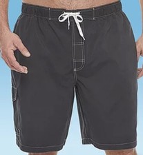 NWT Men's 3XL Black St. Johns Bay Swim Shorts