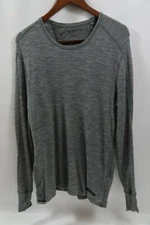   BURBERRY BRIT Wool Blend Crew Neck Long Sleeve Shirt Size L #334