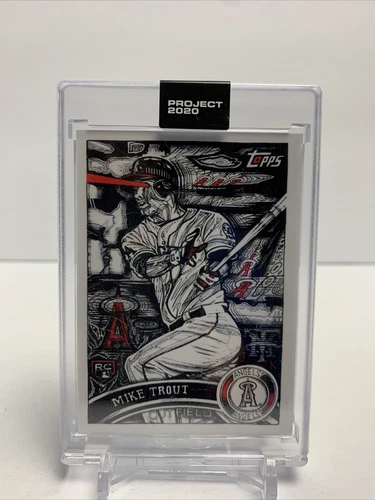 2020 Topps PROJECT #121 Mike Trout by JK5