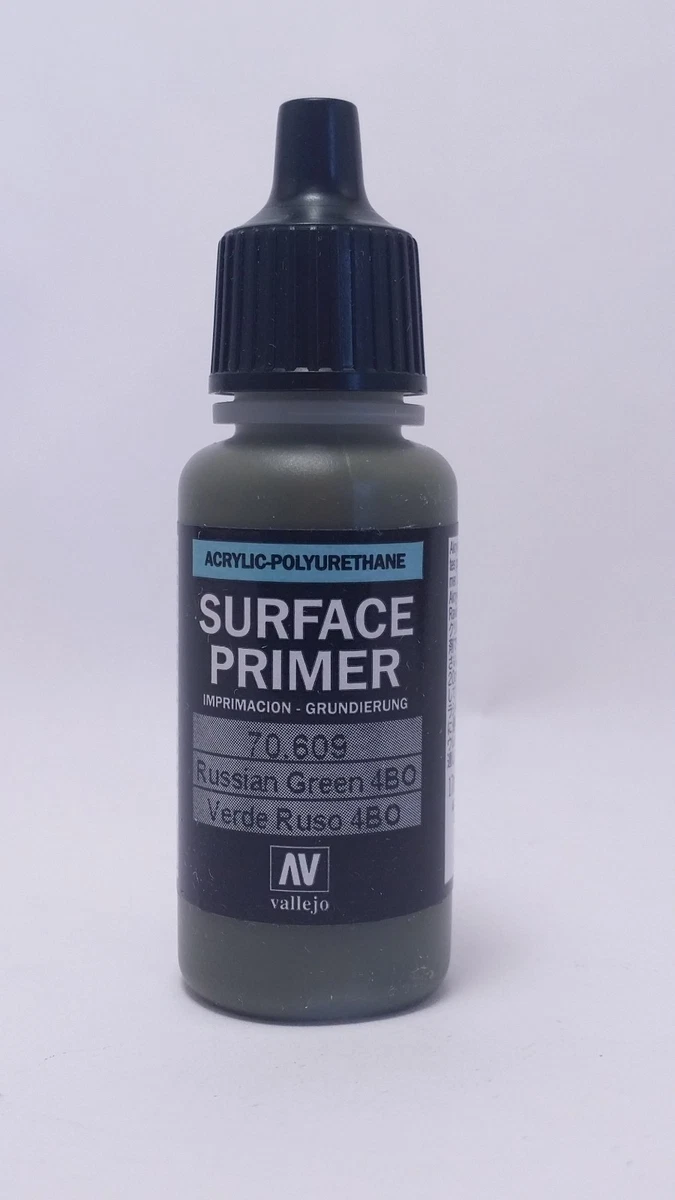 Vallejo Surface Primer: 17ml 70609 Russian Green 4BO | eBay