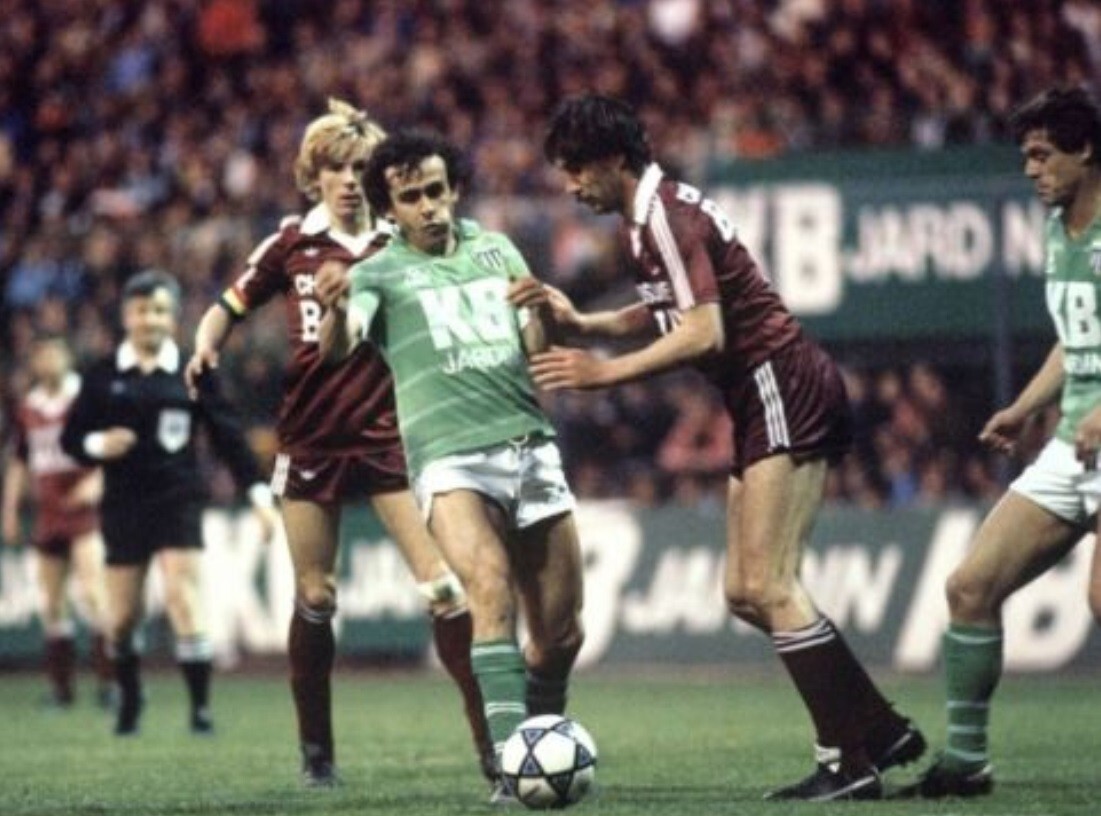 Maillot Domicile ASSE 1981/82 Original - Le Coq Sportif Vert - Taille 10-12 Ans