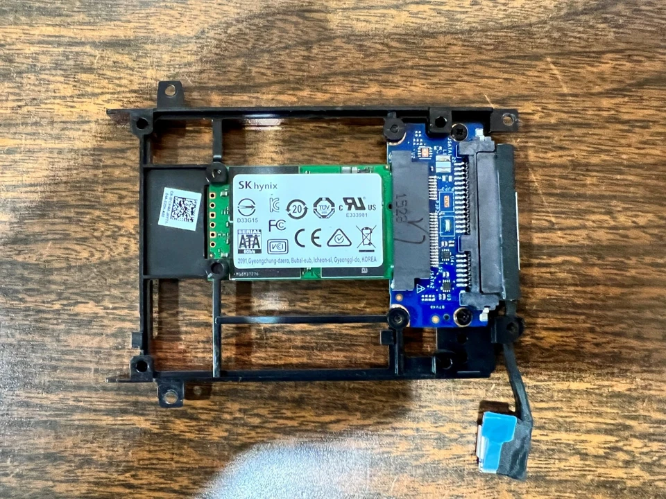 Dell 096JYY SC210 mSATA 256GB SSD Model HFS256G3AMND-2200A w/cable Caddy ZBU10 - Image 2 of 4
