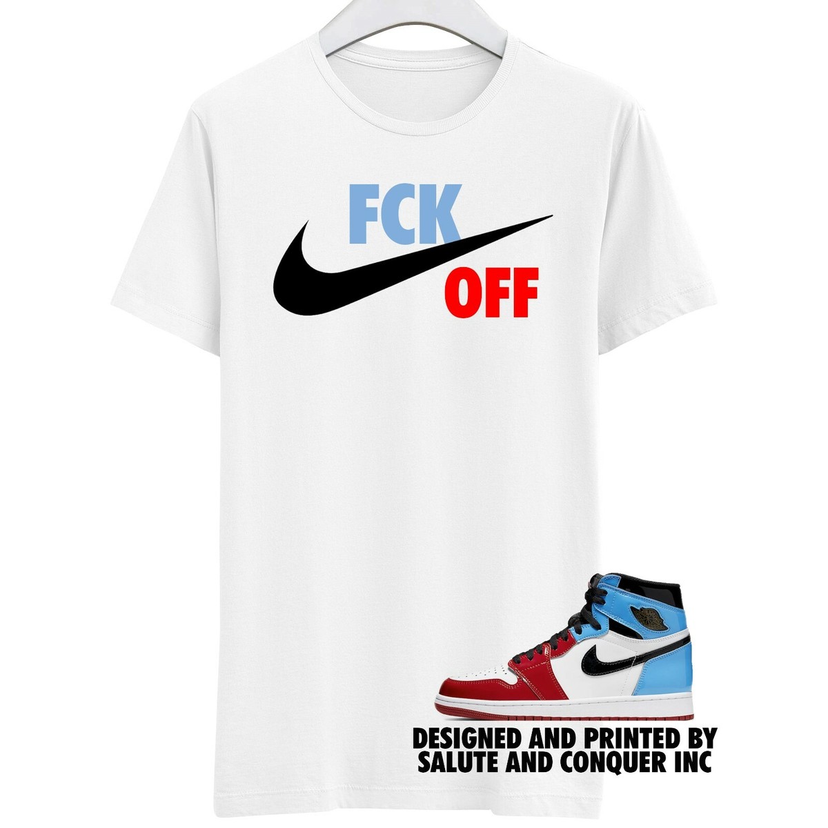 JORDAN FEARLESS T SHIRTS (FCK OFF)