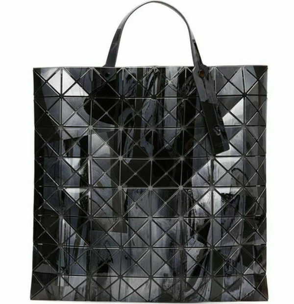 Bao Bao Issey Miyake Gravity Paint Geo Tote ~NWT~ Black