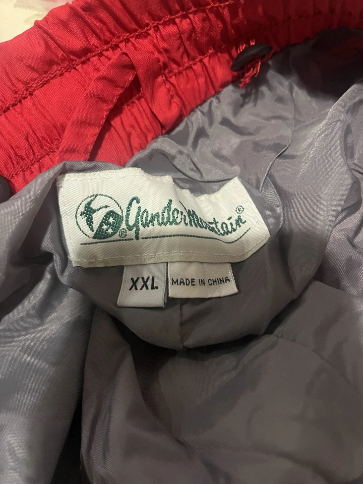 Pantalones de lluvia Gander Mountain XXL Ultrex rojos Foto 4 de 4