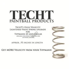 TechT High Velocity Lightened Valve Spirng - 1 Inch for Tippmann A5 