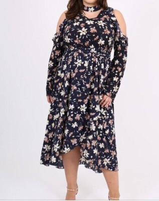 The katie piper Navy Floral Off 