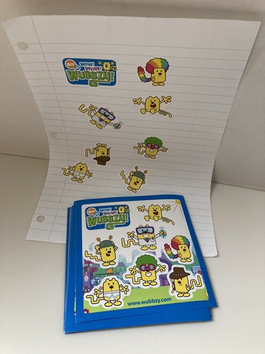 Wow! Wow! Wubbzy! Stickerbogen 10 Stück Nick Jr 2008 DVD Veröffentlichung Promo 10 - Bild 7 von 7