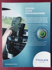 11/2011 PUB THALES SOTAS GERMAN ARMY ARMOURED VEHICLE BOXER PUMA ORIGINAL AD