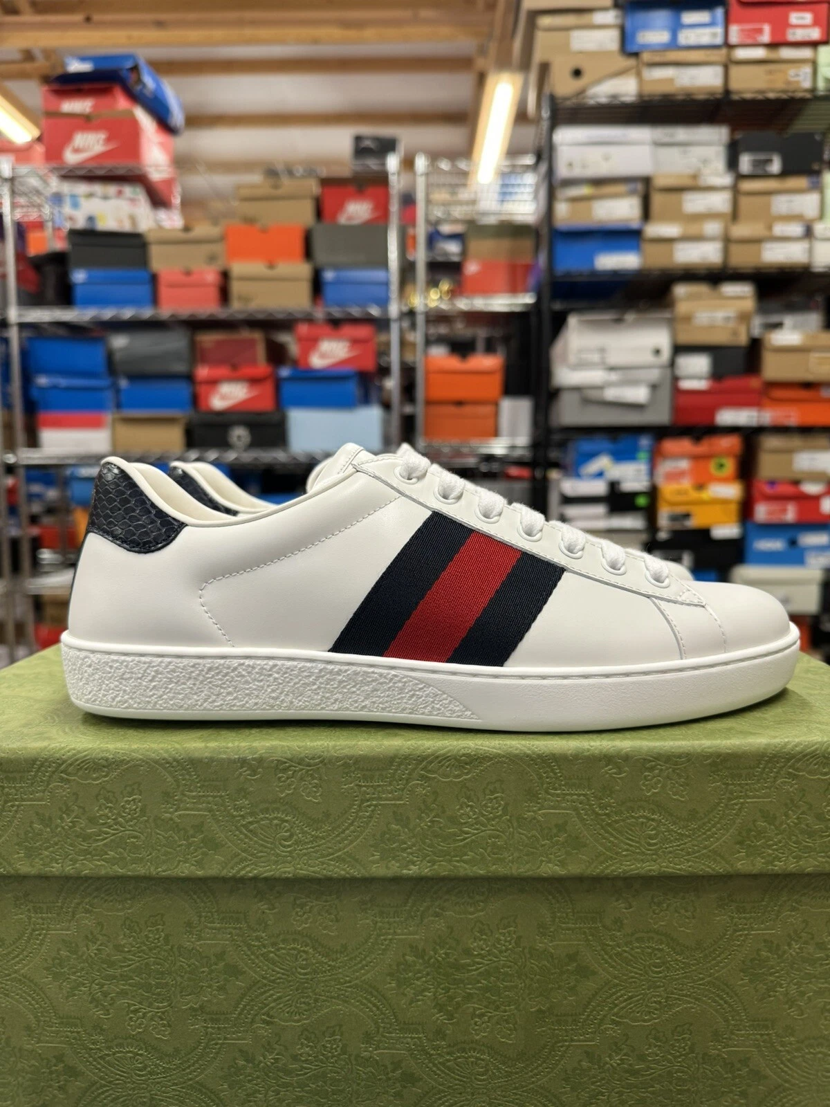 Baskets GUCCI neuves Ace NRN (386750 02JRO 9072) taille UK 6,5 USA taille 7,5