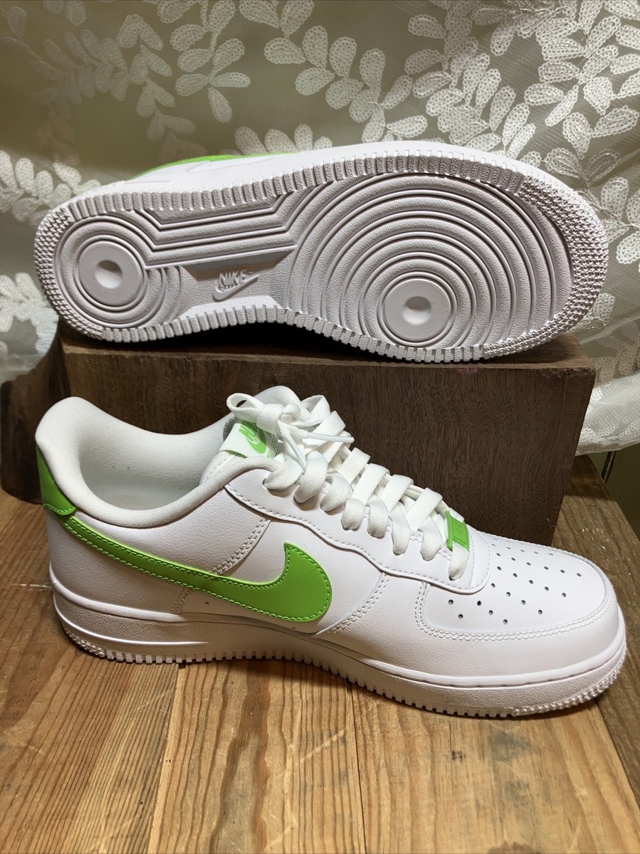 Nike Women's Air Force 1 '07 Shoes White Action Green DD8959-112