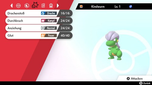 Shiny Kindwurm / Bagon Pokemon Schwert Schild 6DV! + Meisterball - Picture 3 of 5