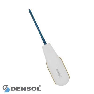 Luxating Elevator 3/5mm Double Edge Str Blue Coated Plastic Handle DENSOL 