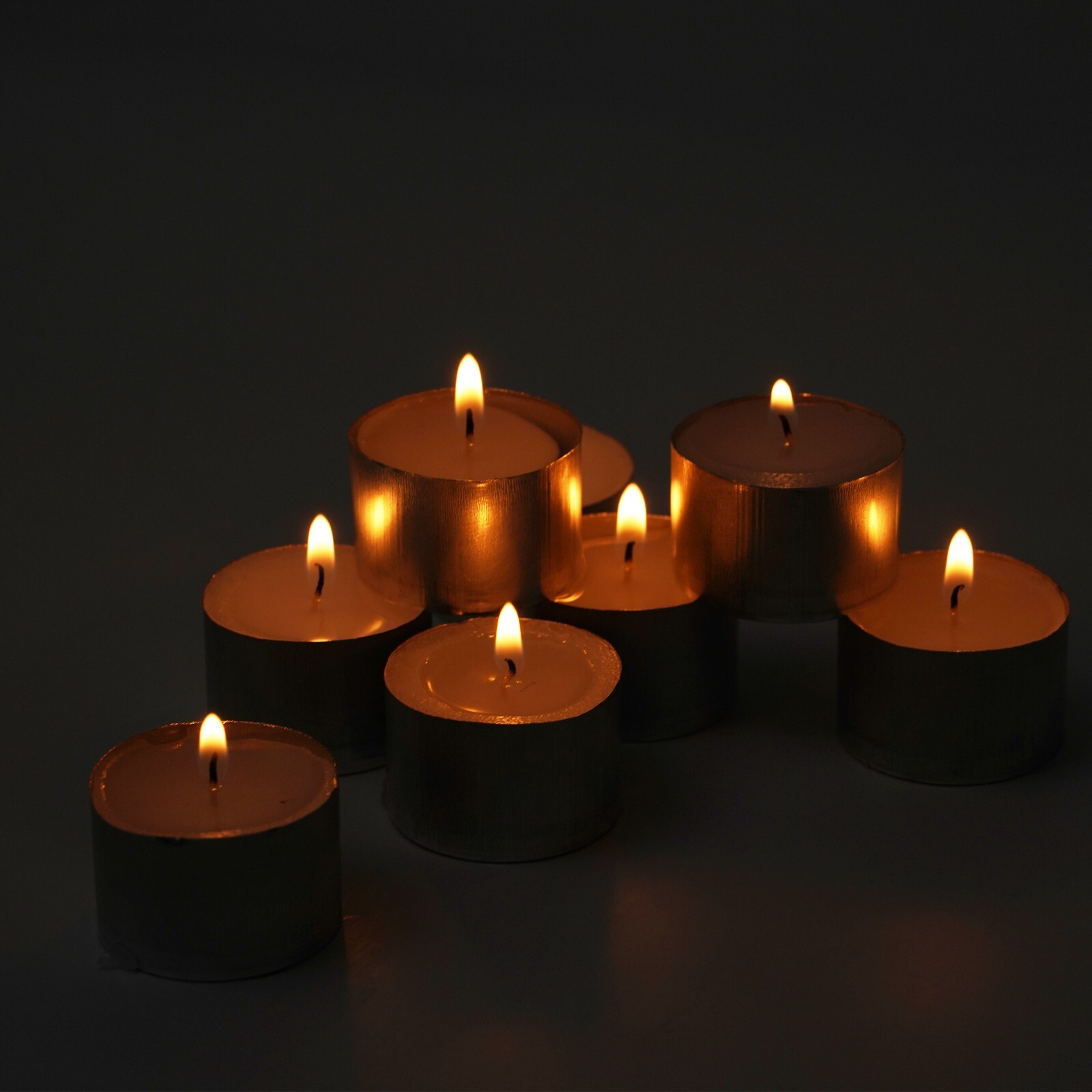 Alivio 8 Hours Tealights Long Burn Unscented Candles Night Lights 50