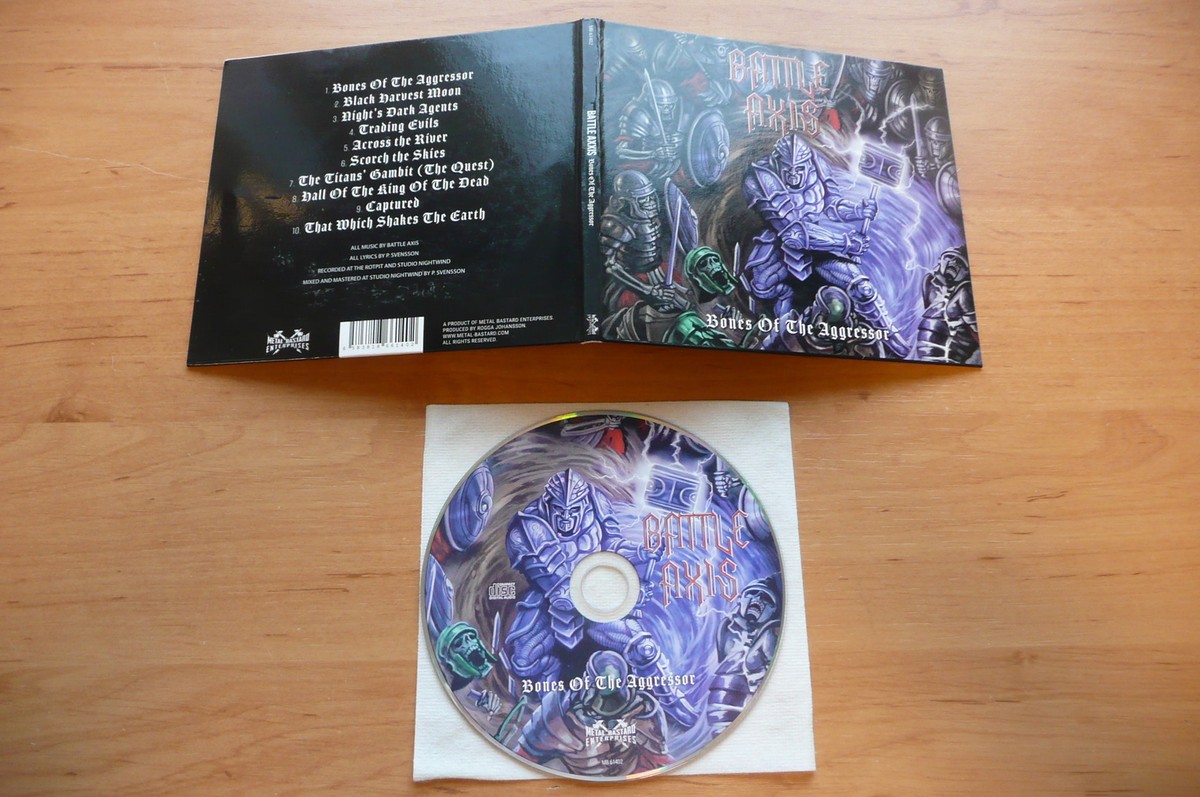 CD BATTLE AXIS - BONES OF THE AGGRESSOR / MBE 2022 / HEAVY METAL