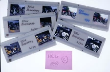 5 Stereo Realist slides - 95th Harley Davidson Harry Richards RBT mount - H6R