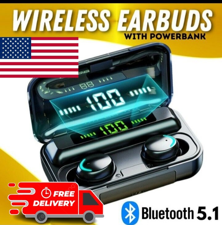 Bluetooth Earbuds Wireless Earphone IPX7 Waterproof For iphone Samsung Android-image