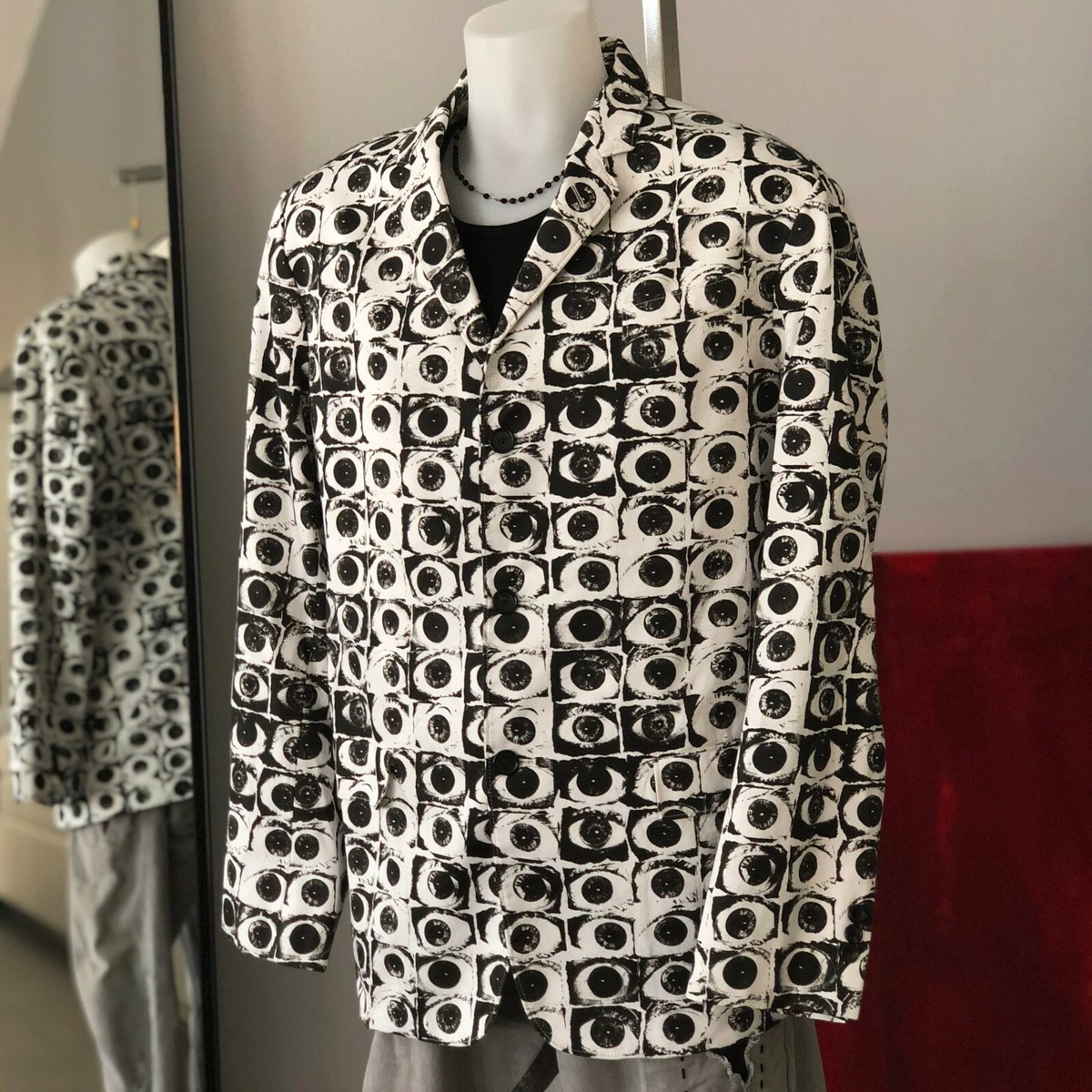 SUPREME COMME des GARCONS SHIRT blazer Eyeball print size XL SUPREME COMME des GARCONS SHIRT blazer Eyeball print size XL