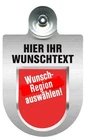 Insert shield for windshield custom-made text 309470