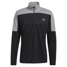 Image of adidas Golf Mens 1/4 Zip UPF Lightweight Fleece UPF 50+ Sweater Small