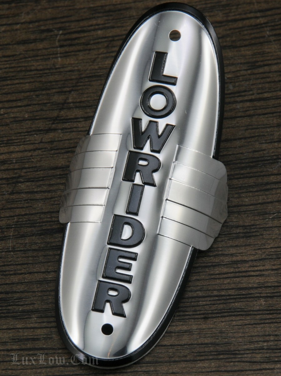 Stingray Lowrider Bike HEAD BADGE Twisted TRIM Vintage Stingray Lowrider Bike HEAD BADGE Twisted TRIM Vintage