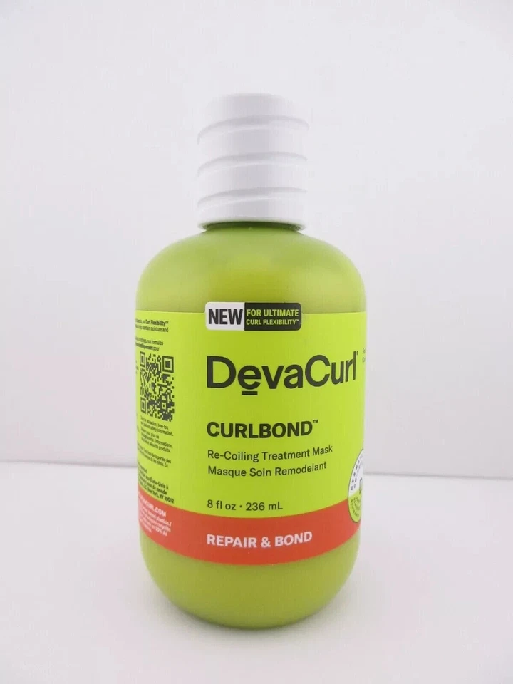 NEW Deva Curl Curlbond Re-Coiling Treatment Mask 8 oz Repair Bond Damaged Curls - Image 3 of 4