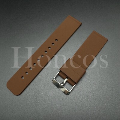 Quick Release Rubber Watch Strap Buckle 18 20 22 MM Fits for Casioak Brown USA