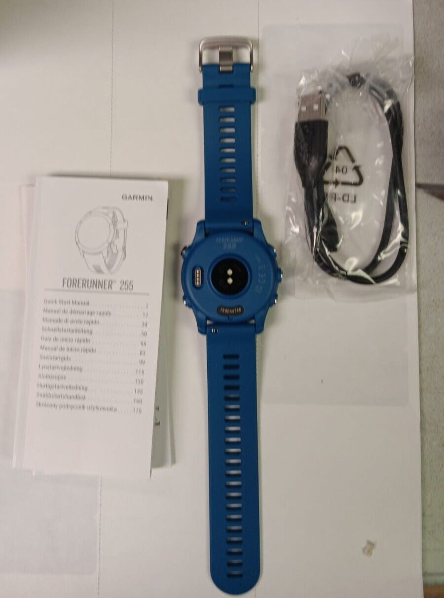 Garmin Forerunner 255 Smartwatch, Tidal Blue | eBay