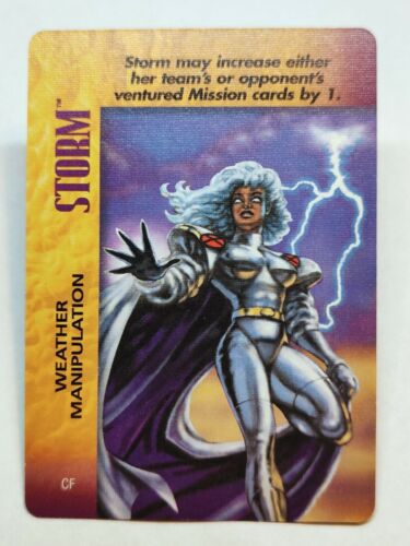 Fleer Marvel B49 1995 fumetti Overpower card - Manipolazione meteorologica... - Foto 1 di 2